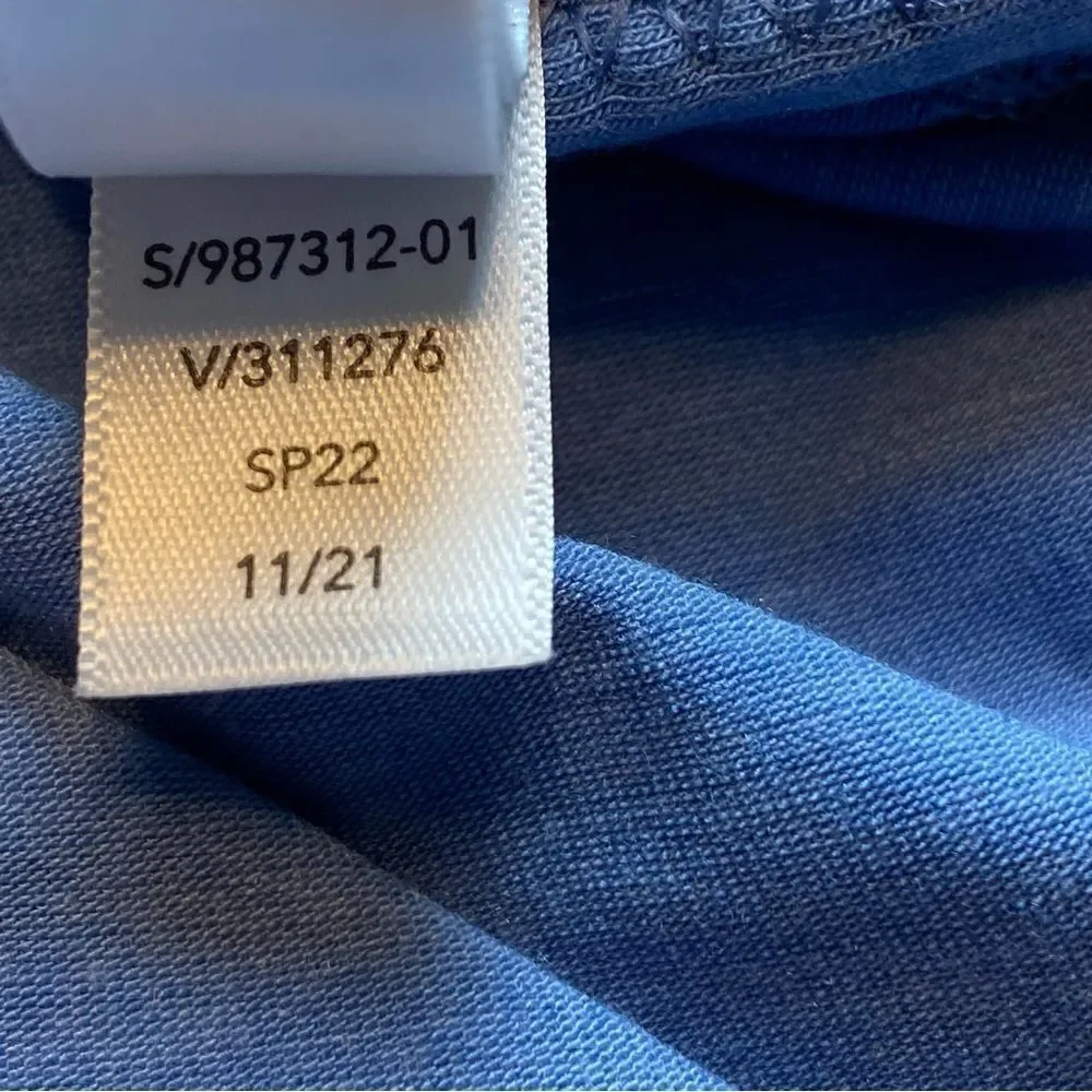 Athleta Blue Tranquility Top Size Small